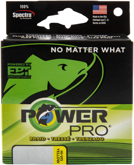 Sedal trenzado Power Pro 4X con su carrete